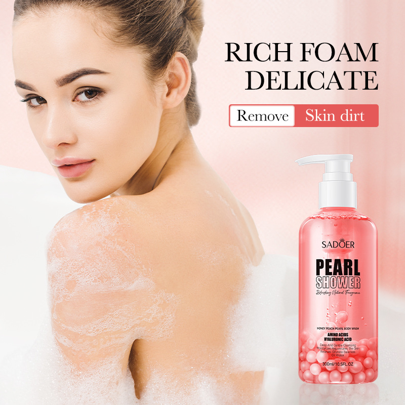 Cross-border wholesale of SADOER Peach and Pearl Body Wash, a cleansing, smooth and fragrant body wash Application Scenario