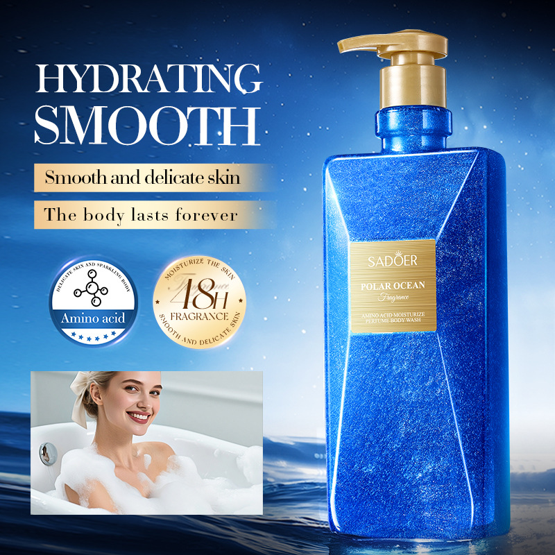 Full English SADOER amino acid moisturizing perfume Body Wash, cleansing body wash cross-border export wholesale full figure