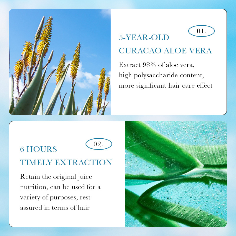 SADOER Aloe Vera Anti-dandruff Repair Shampoo, Smooth Hair Texture Shampoo, cross-border export wholesale Application Scenario