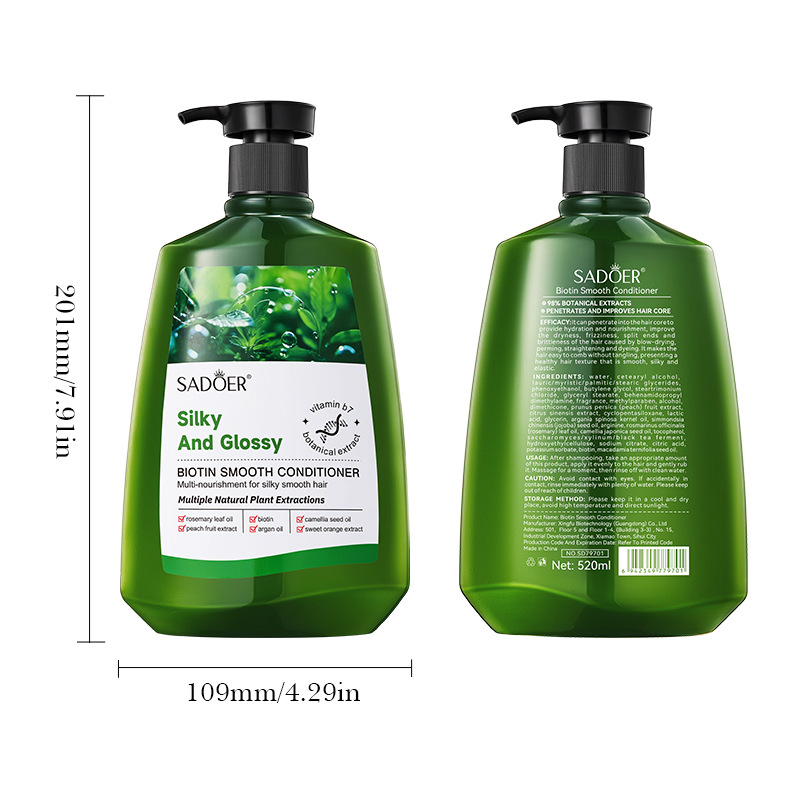 All-english SADOER biotin Smooth Hair Conditioner Moisturizes dry hair Conditioner Cross-border export wholesale Item Picture
