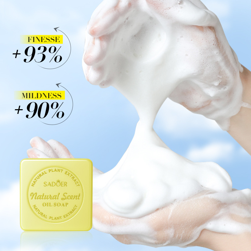 SADOER natural lemon essential oil soap for cleansing the body, universal handmade soap, cross-border export wholesale Application Scenario