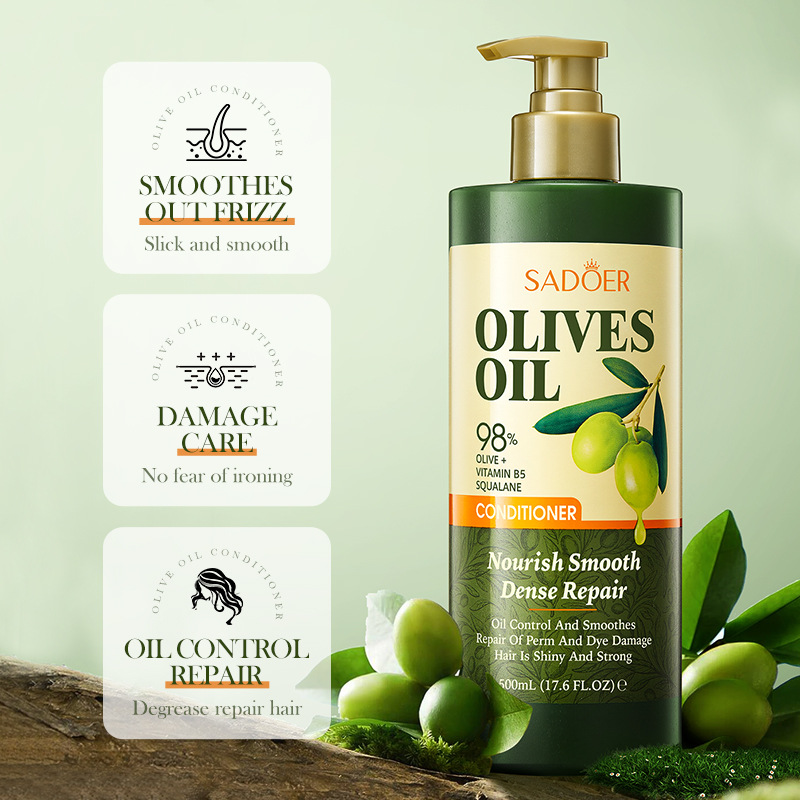 Cross-border export wholesale of SADOER olive oil Repairing and Nourishing Hair Conditioner and Hair Mask Specification drawing