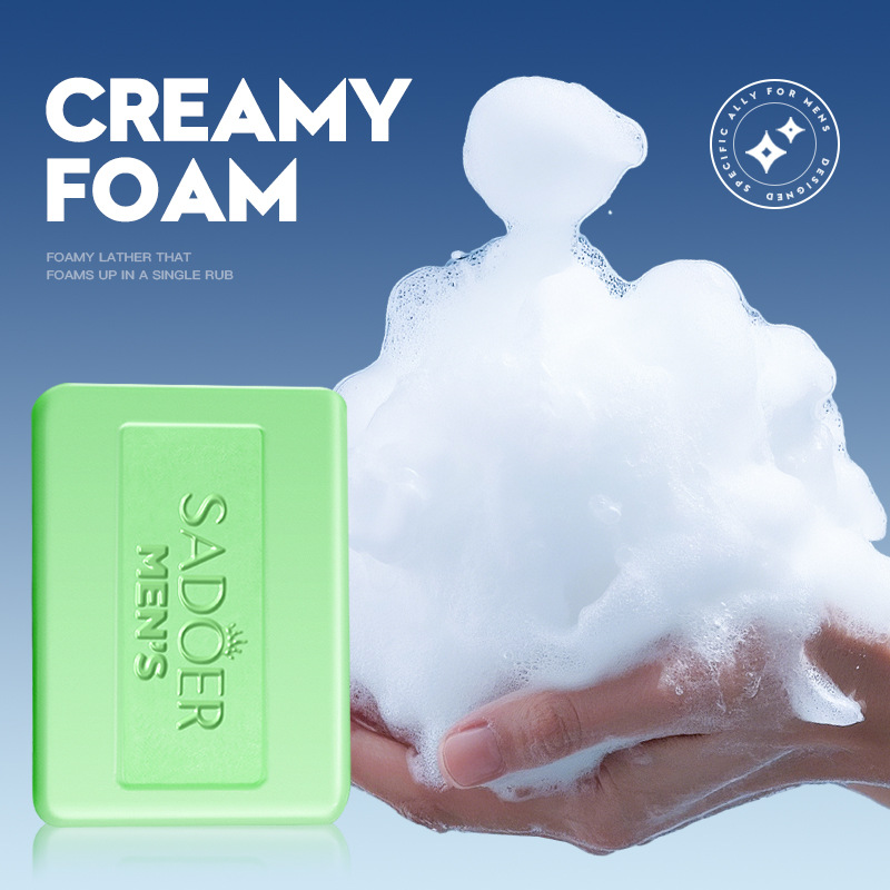 SADOER men's beard Cleaning Soap, handmade beard cleaning soap for men, cross-border export wholesale Application Scenario