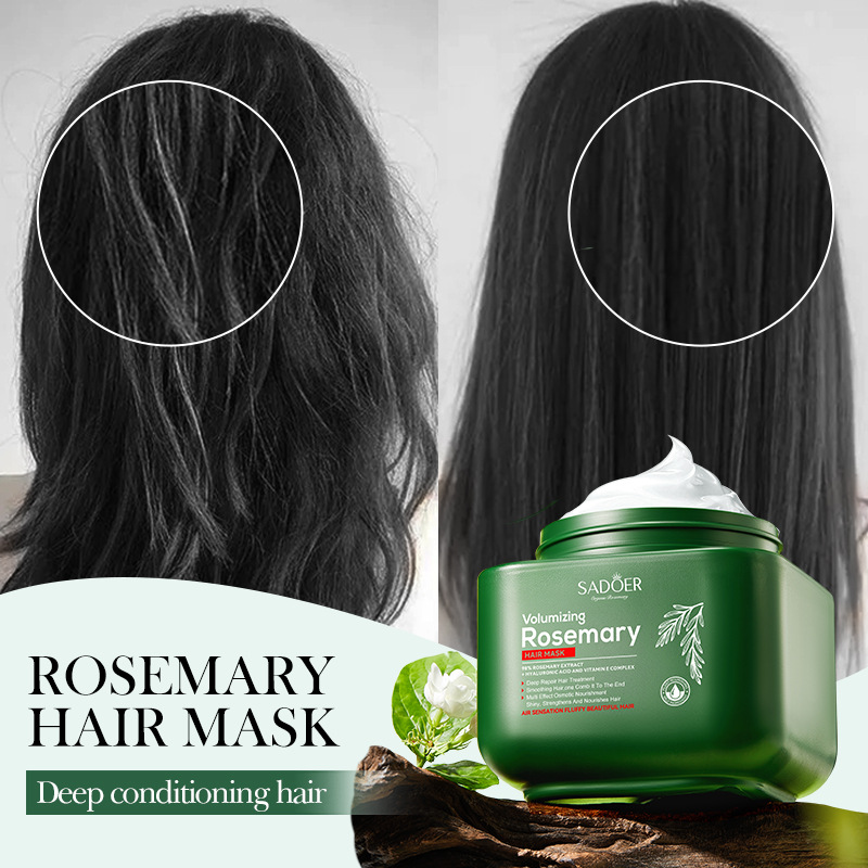 Cross-border export wholesale of SADOER Rosemary Repairing, Nourishing and Smoothing Hair Mask and Conditioner Application Scenario