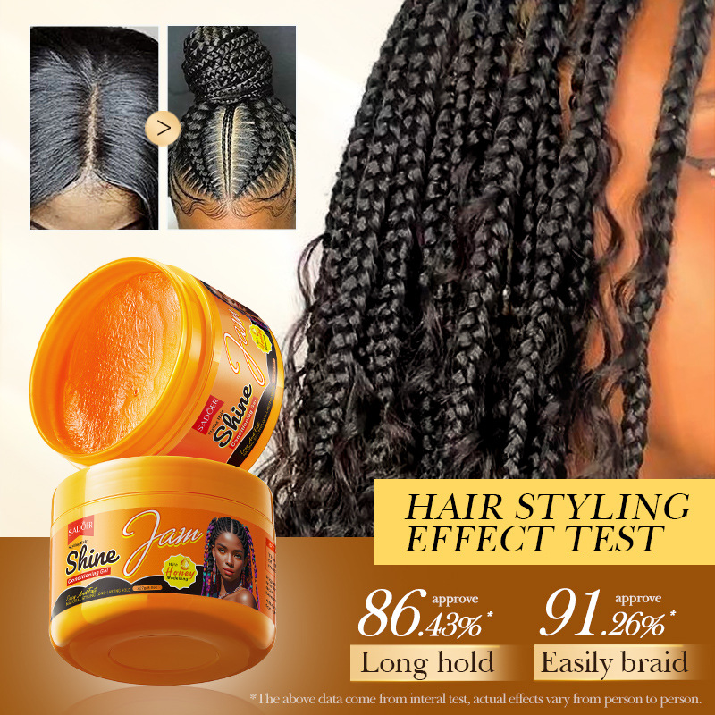 All-english Sadoer-shaped shiny jam Hair Gel 227g Softening Hair Conditioner cross-border export wholesale details Picture