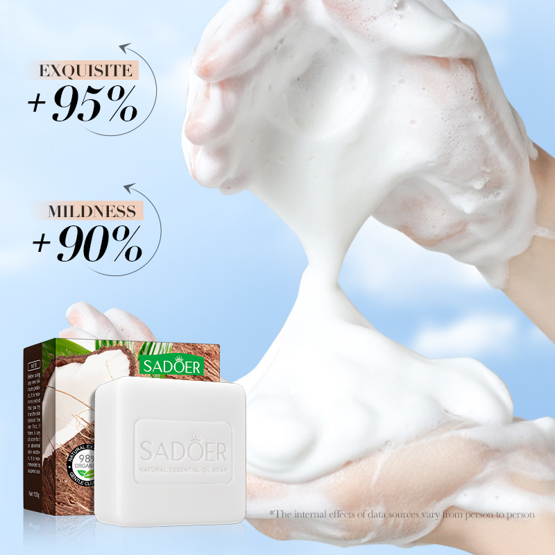 SADOER coconut essential oil soap, handmade soap, bath soap, cleaning universal soap, cross-border export wholesale Application Scenario