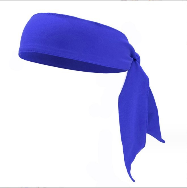 European and American men's and women's headbands, tennis pirate headbands, outdoor sports and fitness headscarves, sweat-absorbing headscarves, elastic custom logos detail image 2