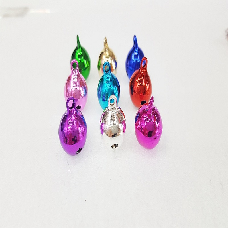 铜铁材质多彩色铃铛组合 铁圆铃铛铜圆铃铛 音质清脆1