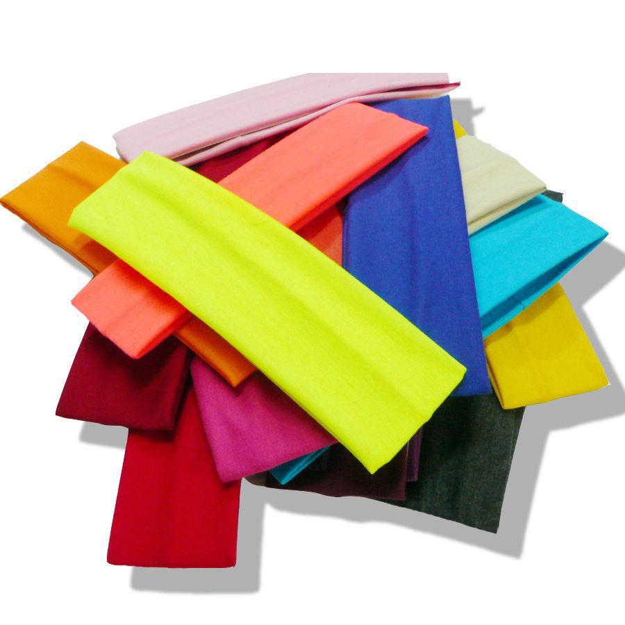 亚马逊运动头带女士几何束发女士发箍男士跑步吸汗带飘带发带时尚运动发带