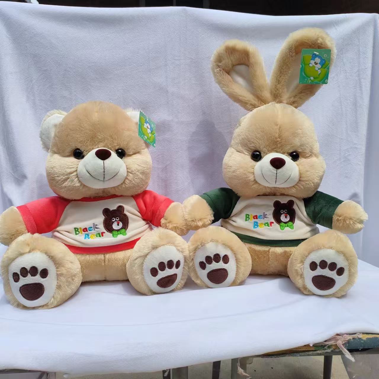 新款爱心小熊公仔玩偶泰迪熊可爱布娃娃情人节礼物送女友安抚玩具