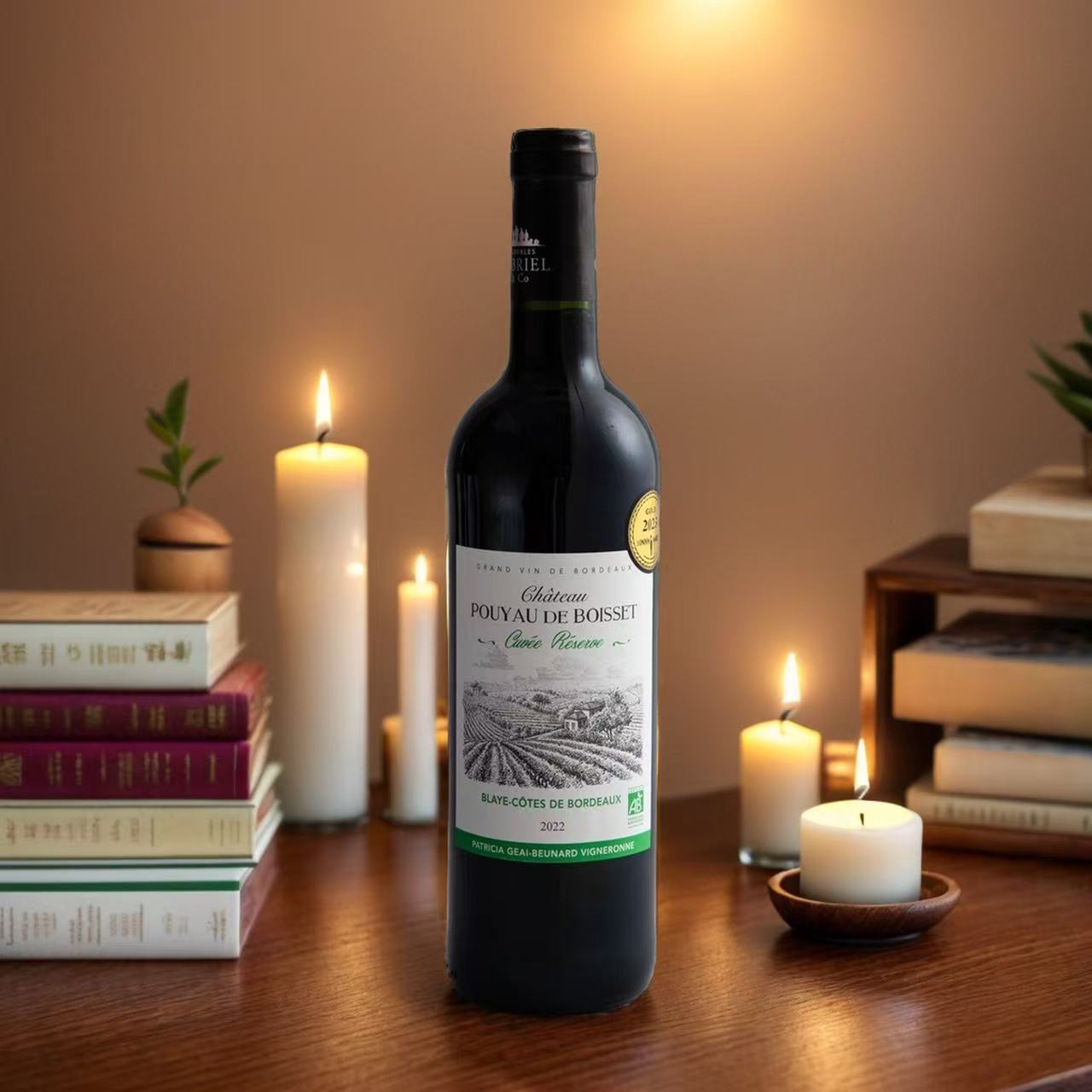 Bordeaux organic Boise Dry Red Wine from France Application Scenario