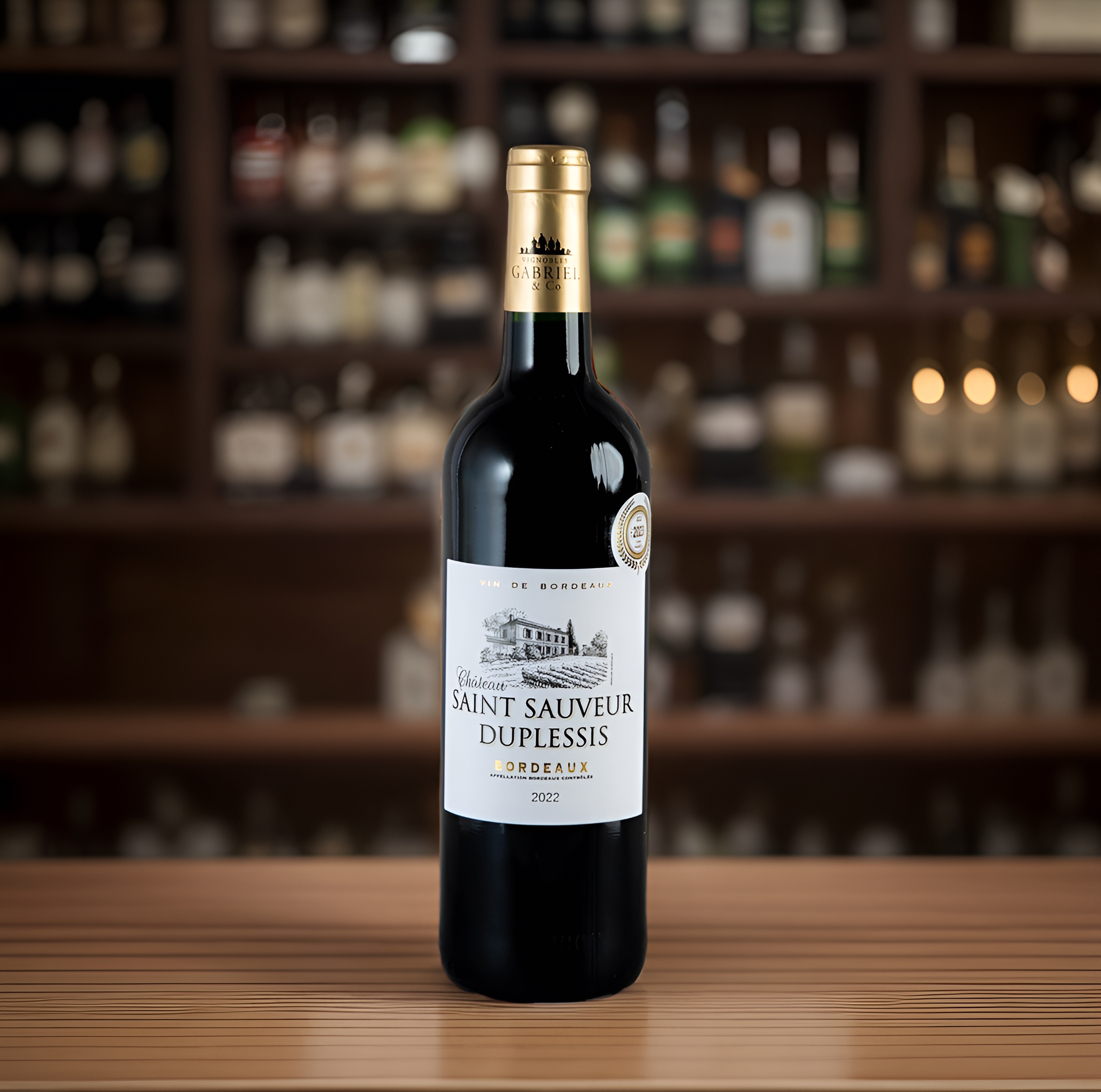 Dry red wine from Saint-Suarez, Bordeaux, France