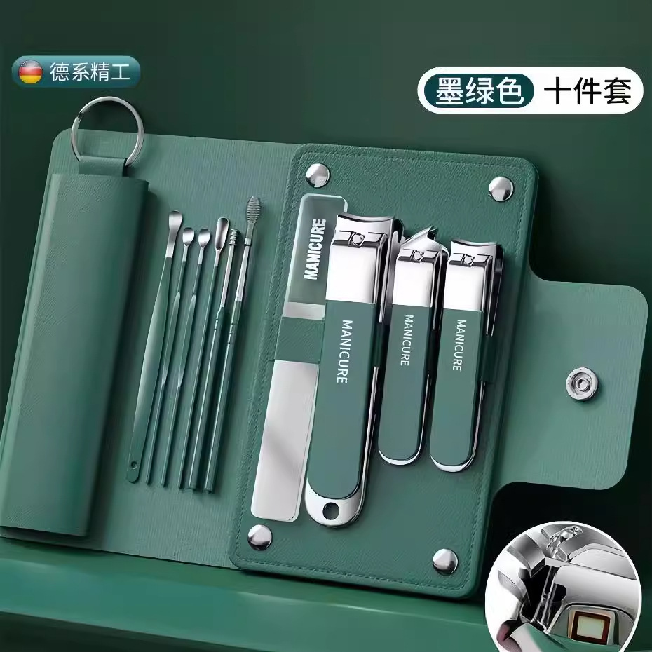 跨境专供宠物磨甲器猫狗指甲剪USB充电吸尘磨甲器LED灯电动修甲2