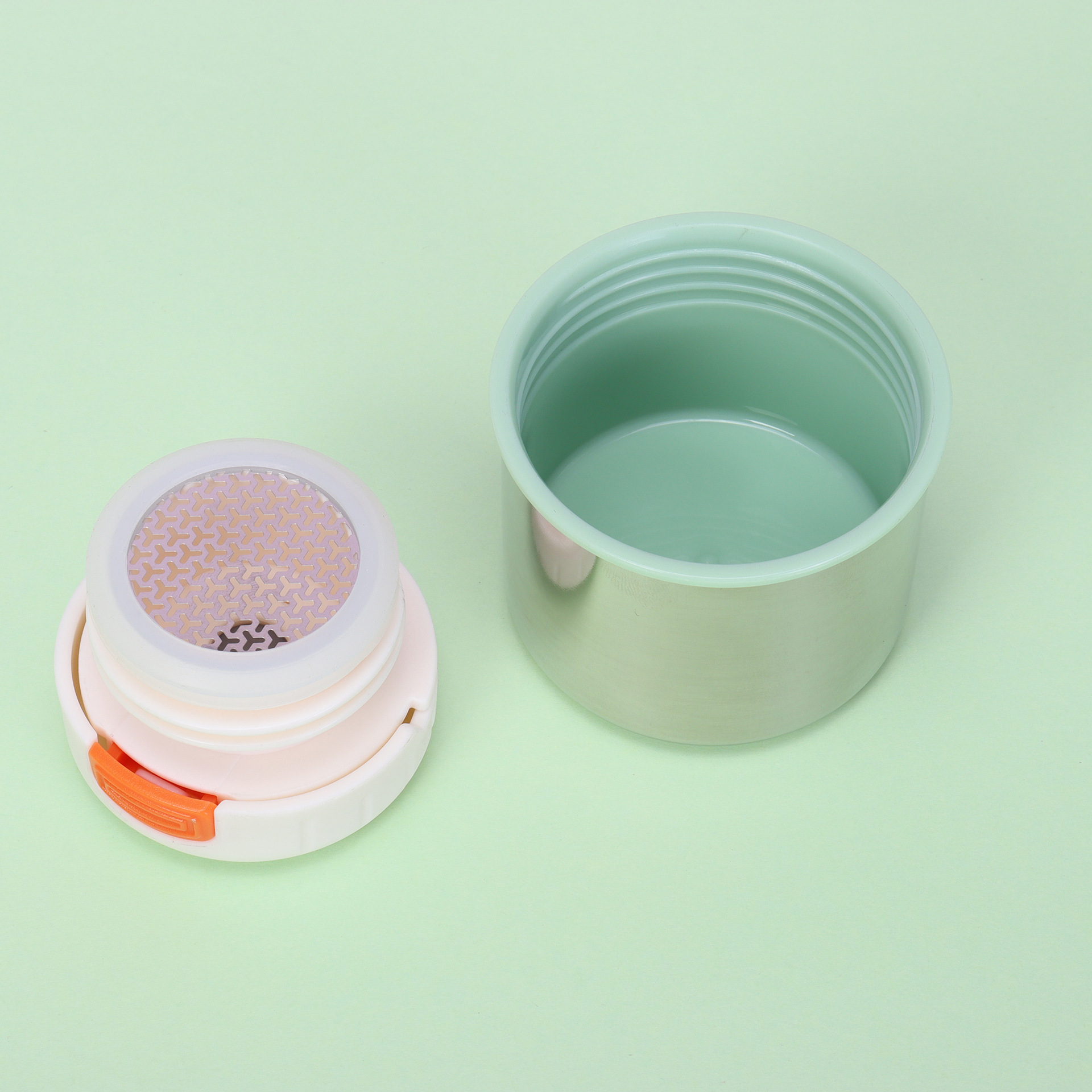 Portable water cup, vacuum stainless steel insulated cup, portable and fashionable sports water bottle pic 5