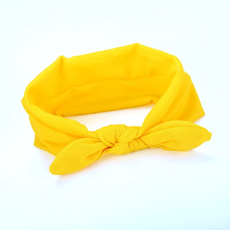 Cross-border European and American best-selling bow fabric headbands, headscarves, rabbit ears, hair accessories, hair bands, hair bands, silk scarves and ribbons details Picture