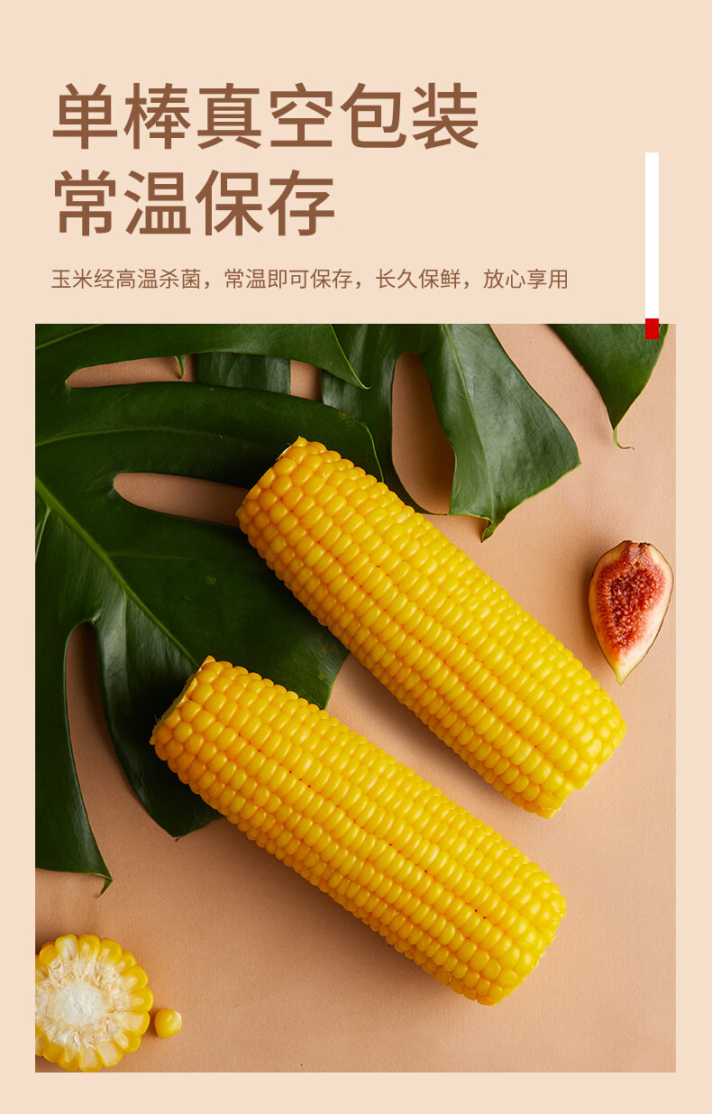 批发包邮！三胖蛋甜糯新鲜玉米棒真空锁鲜包装加热即食1.82kg详情12
