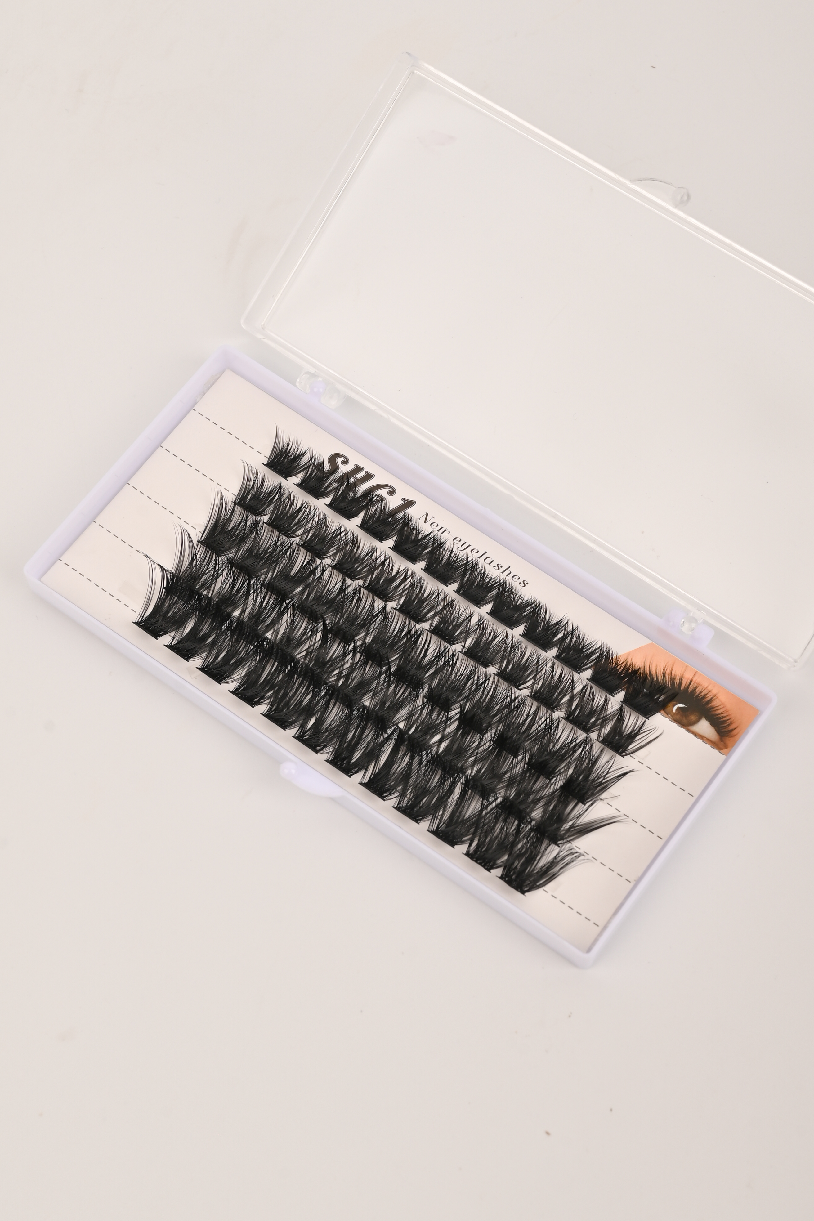 黑梗假睫毛超自然仿真浓密硬梗眼睫毛一片式整条新手日常仿真跨境详情5