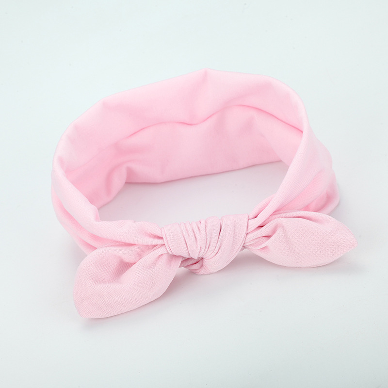 Cross-border European and American best-selling bow fabric headbands, headscarves, rabbit ears, hair accessories, hair bands, hair bands, silk scarves and ribbons Specification image