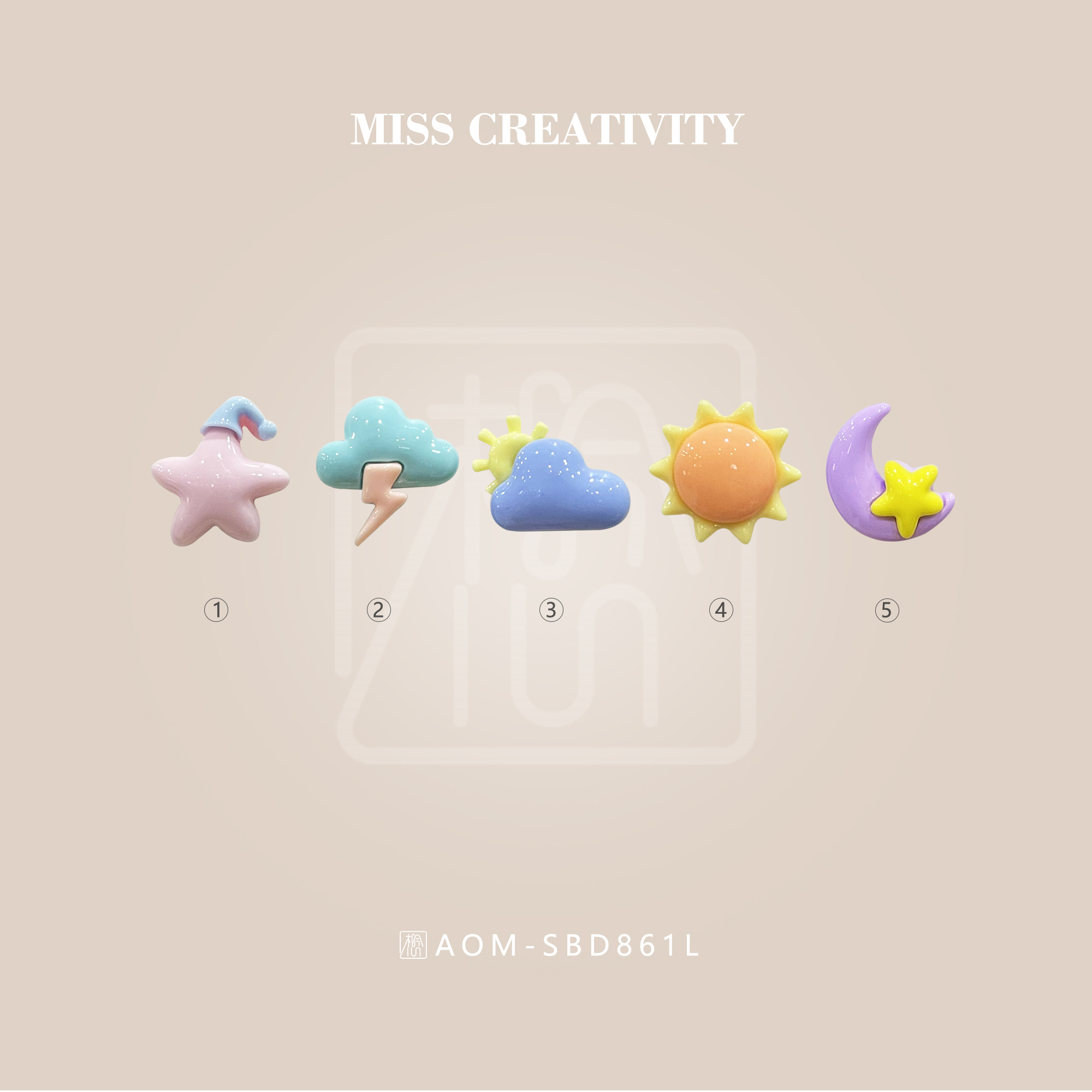 想念创意太空天气星云太阳树脂贴片笔饰配件挂件手链diy套装批发SBD861