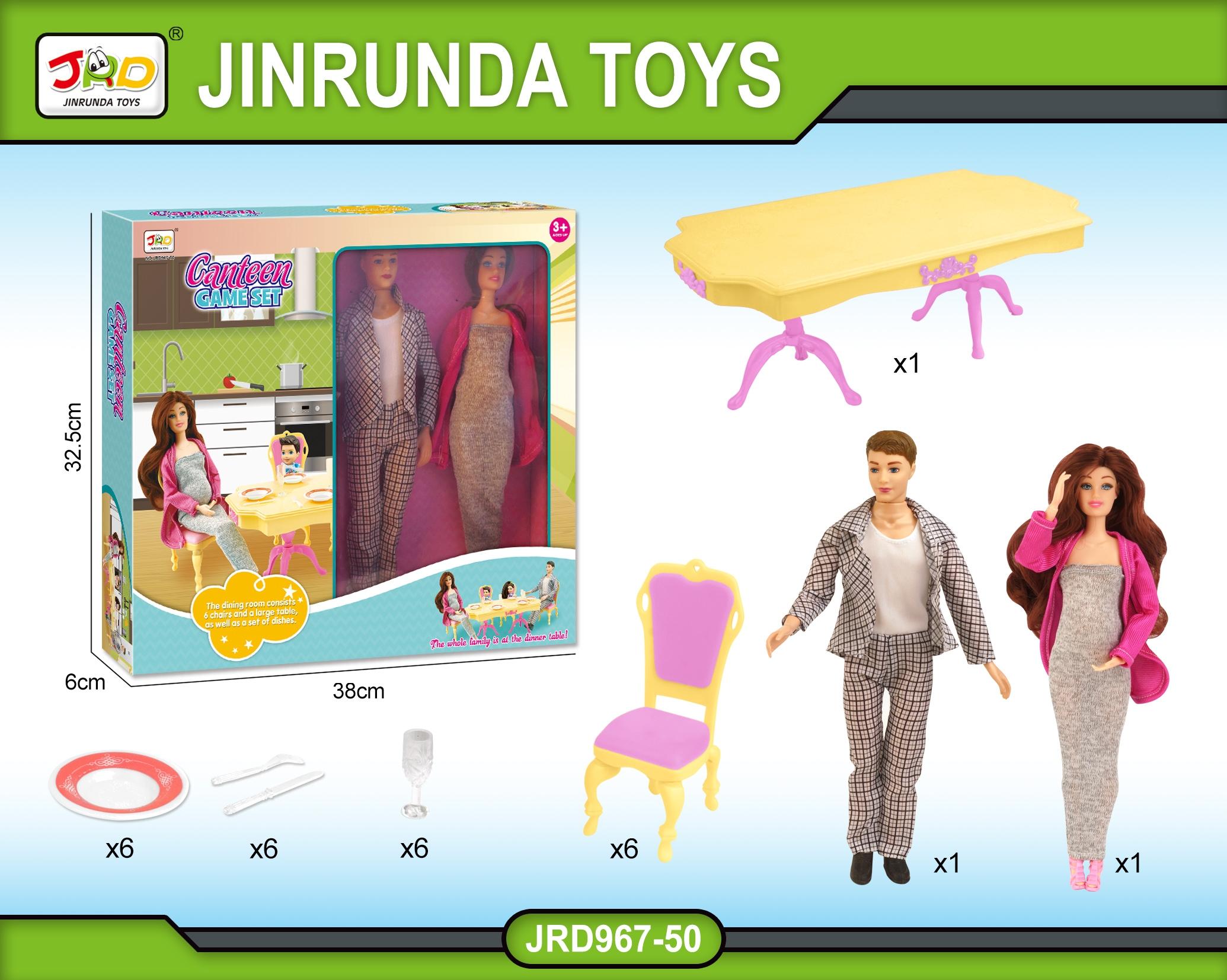 TJ94424 Table Barbie Set details Picture
