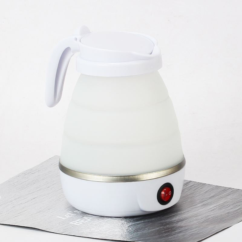 Mini folding kettle, silicone electric kettle, portable small outdoor travel kettle, extendable electric kettle Specification drawing