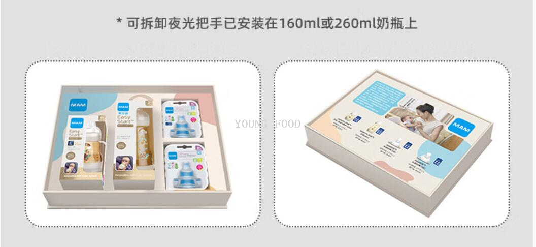 批发包邮！MAM美安萌新生儿礼盒进口PPSU双重防胀奶瓶+替换奶瓶嘴详情10