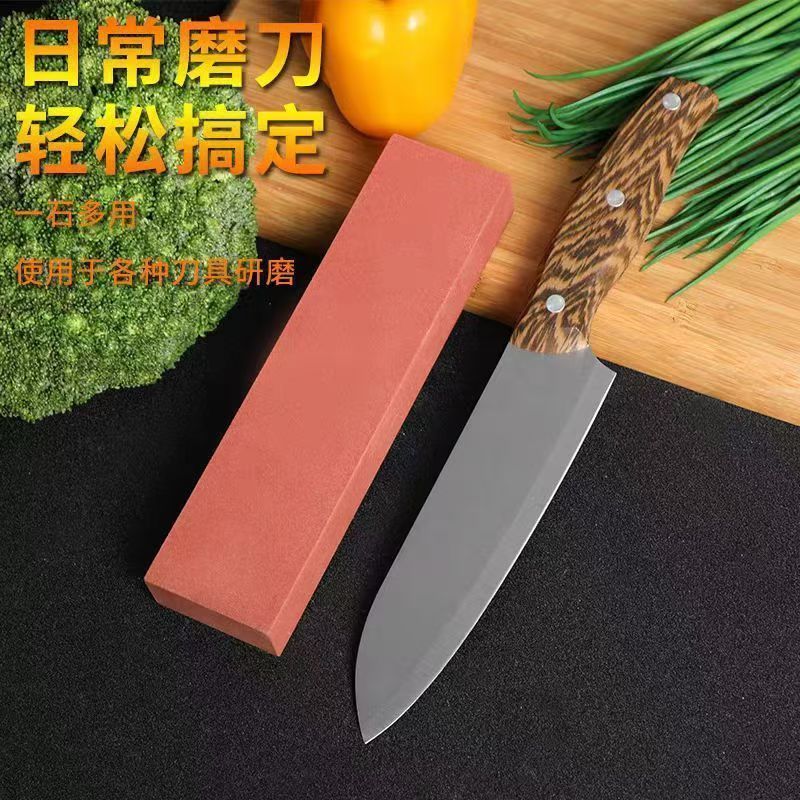 Oilstone whetstone, a household kitchen knife quick-sharpening tool for fine and coarse sharpening, natural oilstone strip, oilstone whetstone detail image 5