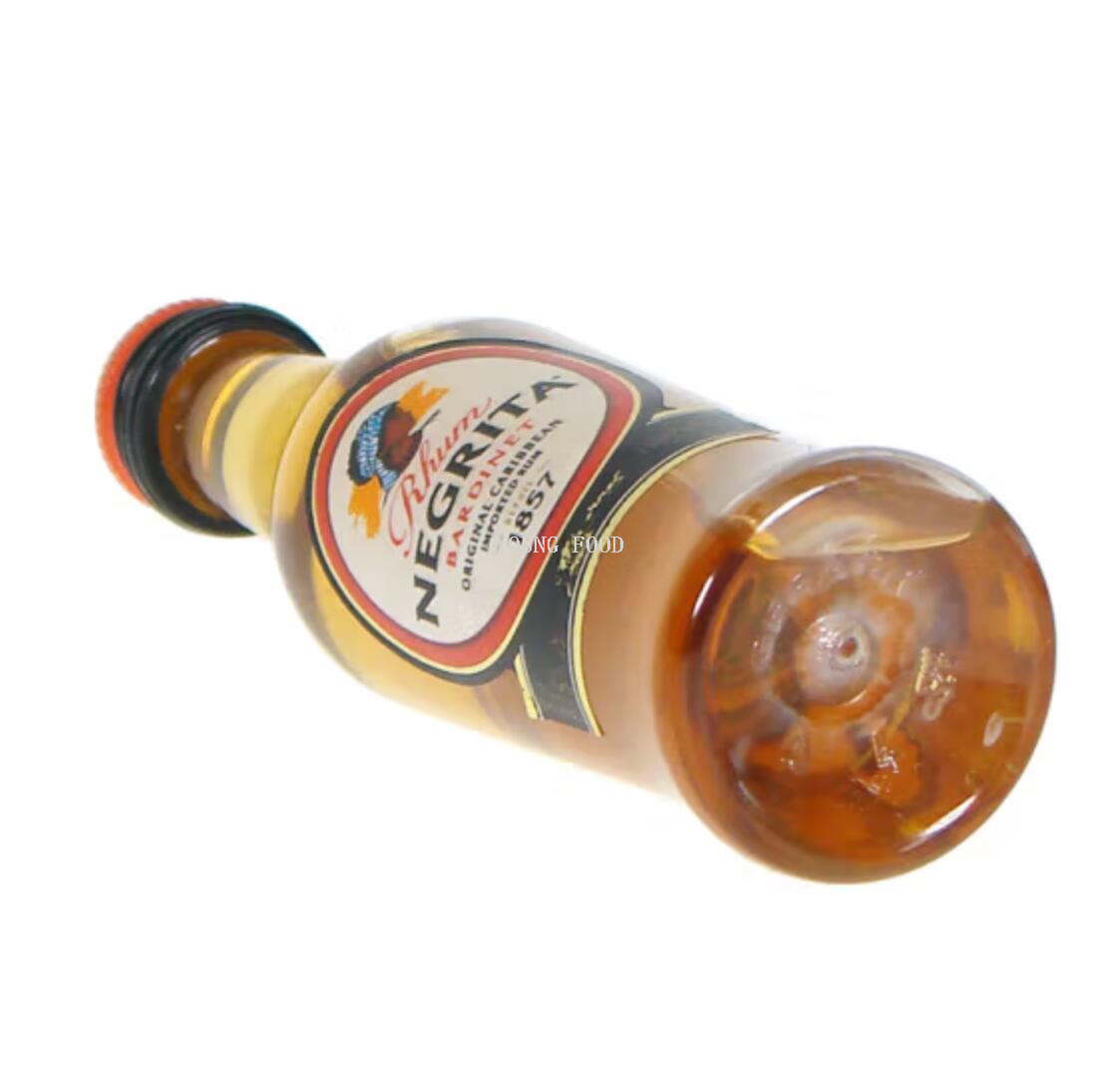 批发包邮！西班牙进口干邑白兰地 塑料瓶 纳格力特黑朗姆酒50ml详情6