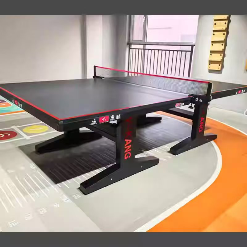 Table Tennis Table, Household Folding, Suitable For Both Indoor And Outdoor Use, Standard Size, Self-Starting Wheel, Double Folding, Indoor And Outdoor, Park Item Picture