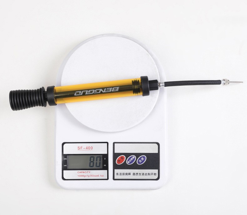 BG-1672 ball air pump, portable mini bicycle air pump, bicycle plastic air pump, household mountain bike, motorcycle bidirectional air pump, inflation pump pic 13