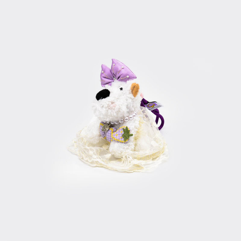 Best-selling West Highland pendant, cartoon dog plush toy, creative outfit bag, hanging decoration, cute doll gift Specification image