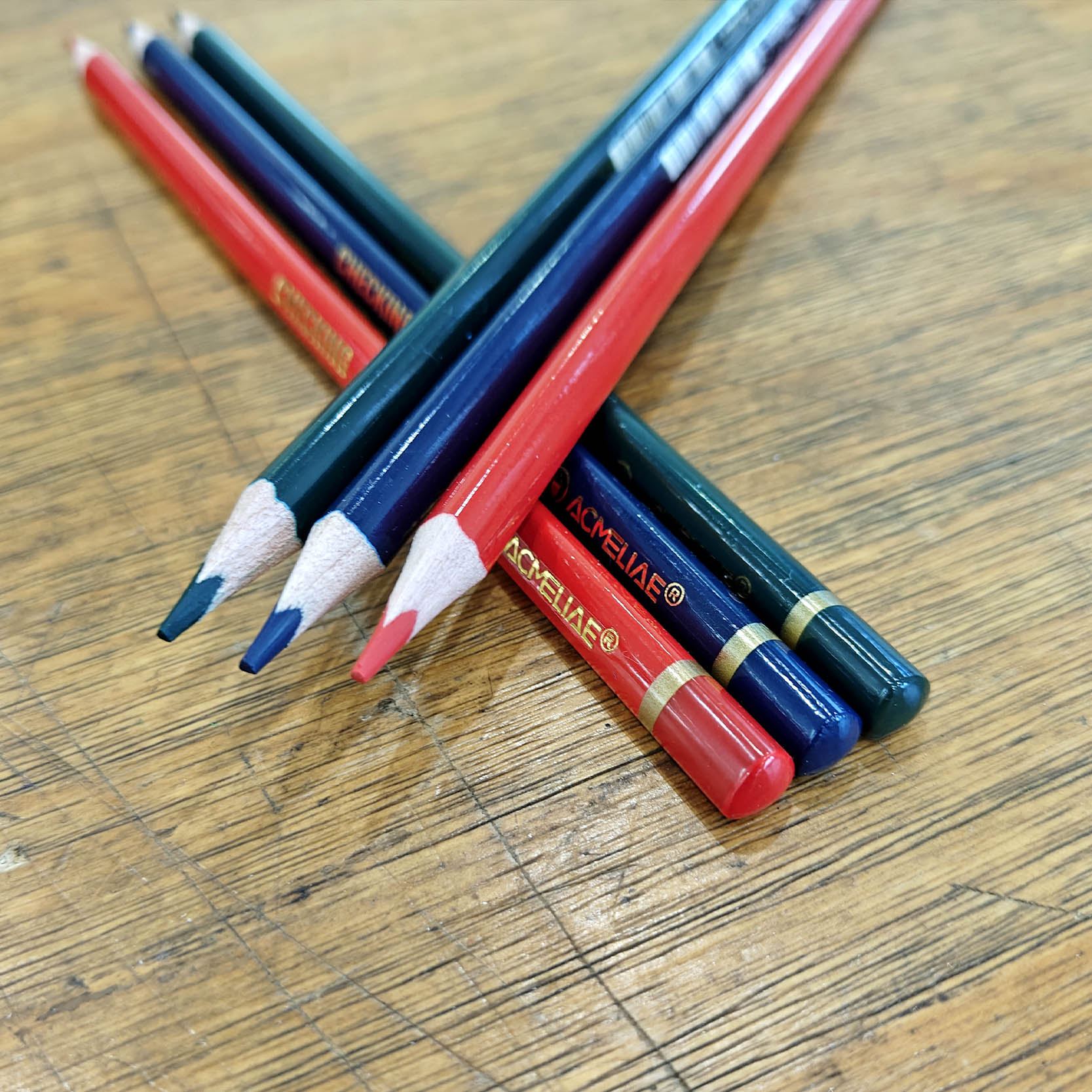 ACMELIAE CPM-03 3pcs colored copy pencil checking pencil Specification drawing