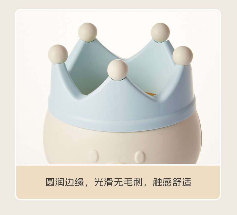 New product S81-387 Creative student dormitory desktop, popular crown pen holder, cute cartoon for students' birthdays detail image 4