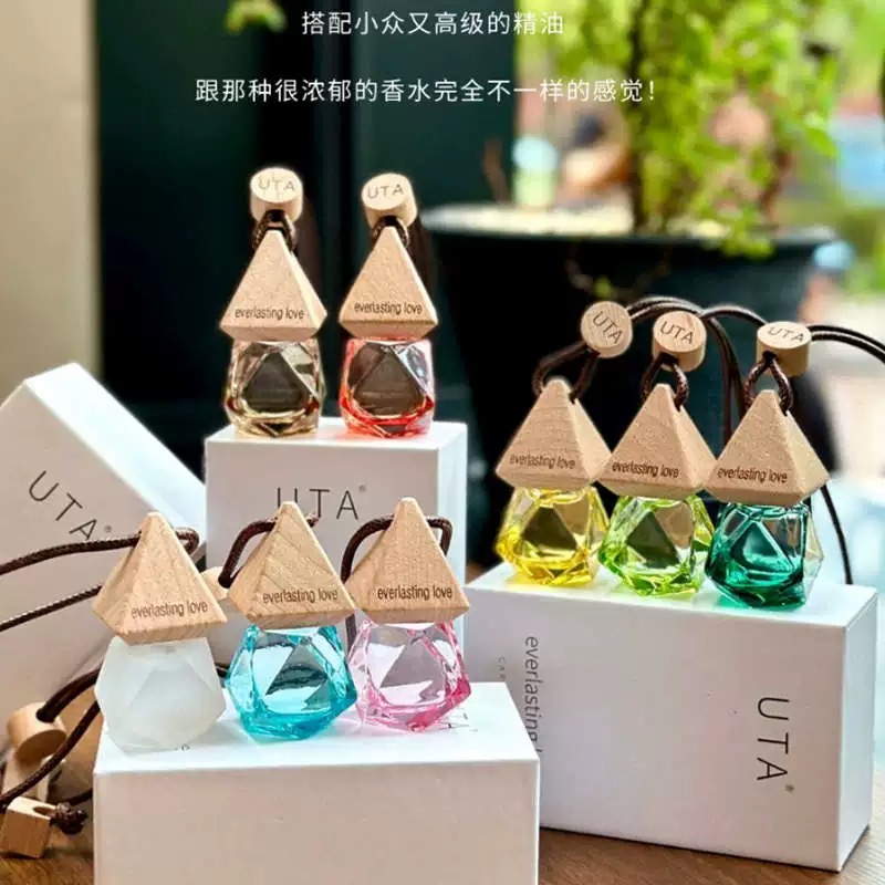 UTA车载挂式香薰纯植物精油提炼独特高级感持久扩香香薰批发