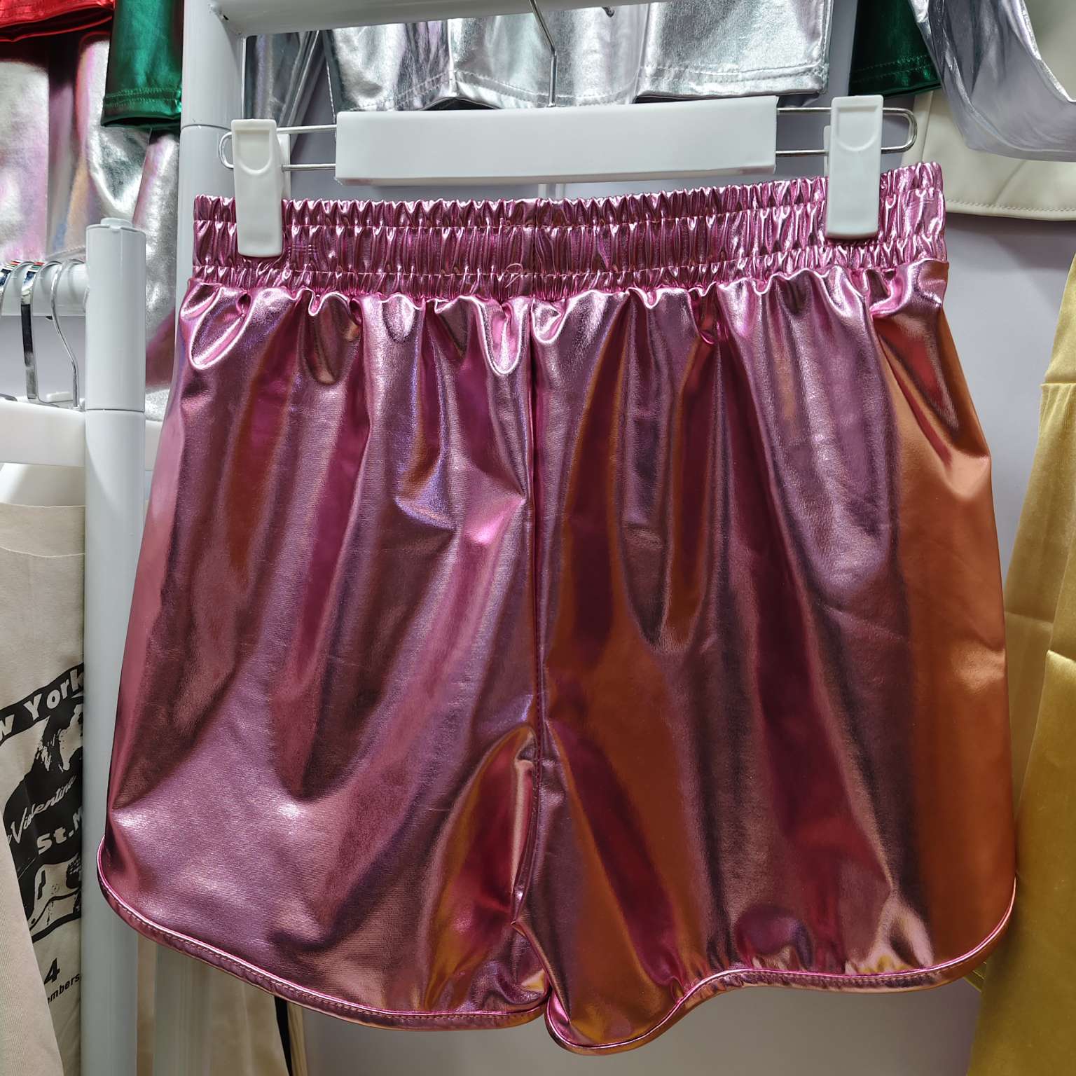 童装儿童烫金短款短裤圣诞节万圣节狂欢夜舞蹈演出练功服演出表演服详情图3