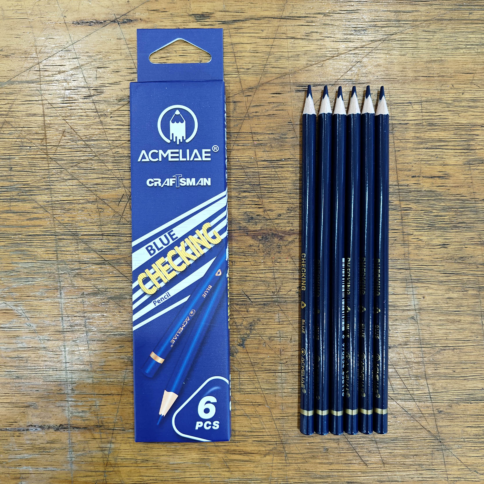 ACMELIAE 品牌CPB-06 6支蓝色记号笔标记笔