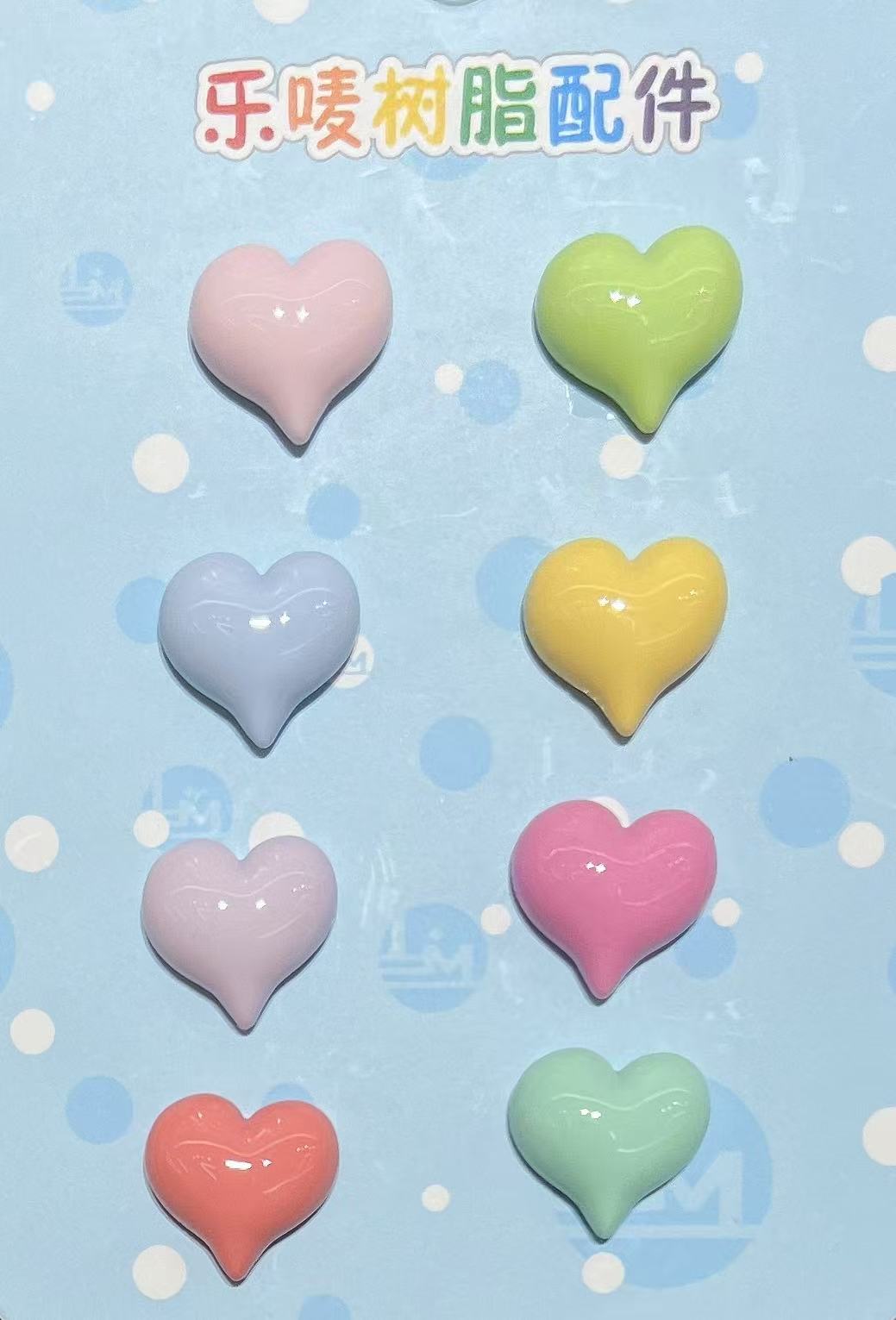 Macaron peach cream heart handmade bracelet, diy accessories, mobile phone chain, bag chain accessories details Picture