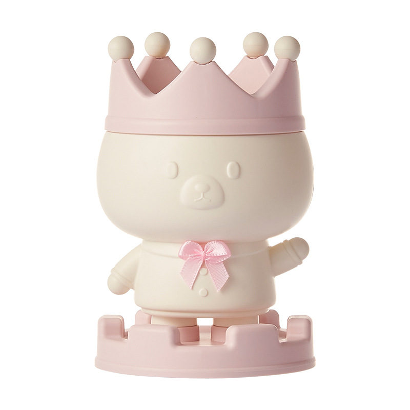 New product S81-387 Creative student dormitory desktop, popular crown pen holder, cute cartoon for students' birthdays Item Picture