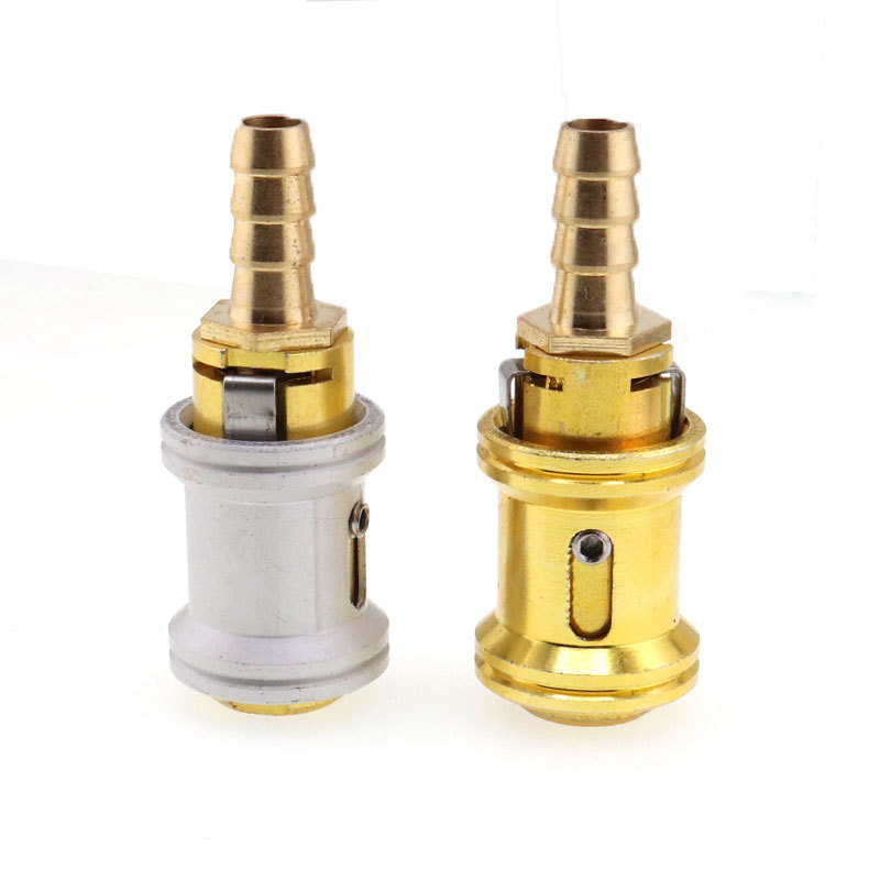 Weihaisheng Factory directly supplies cross-border self-locking tire quick inflation tubes, inflation nozzles, inflation heads, quick connectors, pure copper vehicle tire pressure gauge tubes details Picture