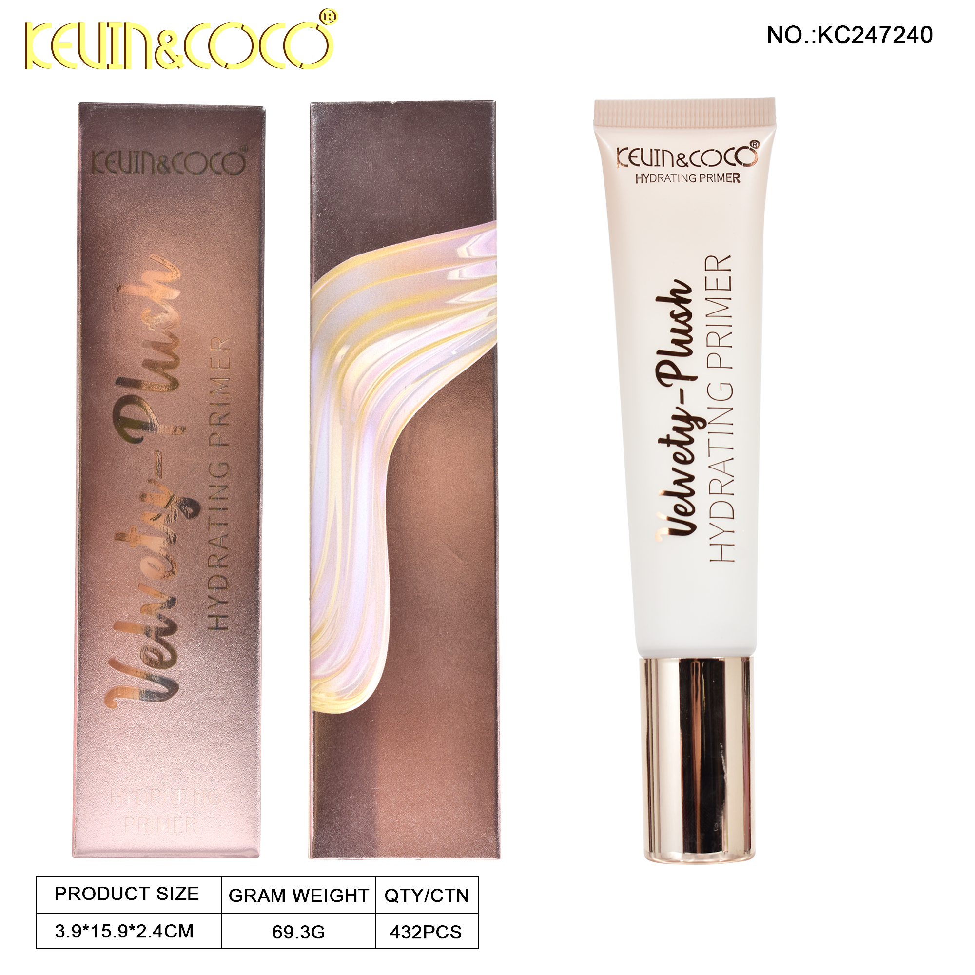 KEVIN&COCO makeup primer: Long-lasting, Firming, Oil-Control, Moisturizing, Brightening and Pore-Hiding Makeup Primer Item Picture