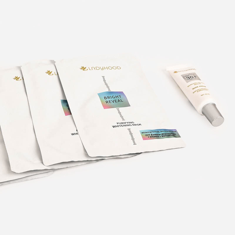 面部护理套装实物图