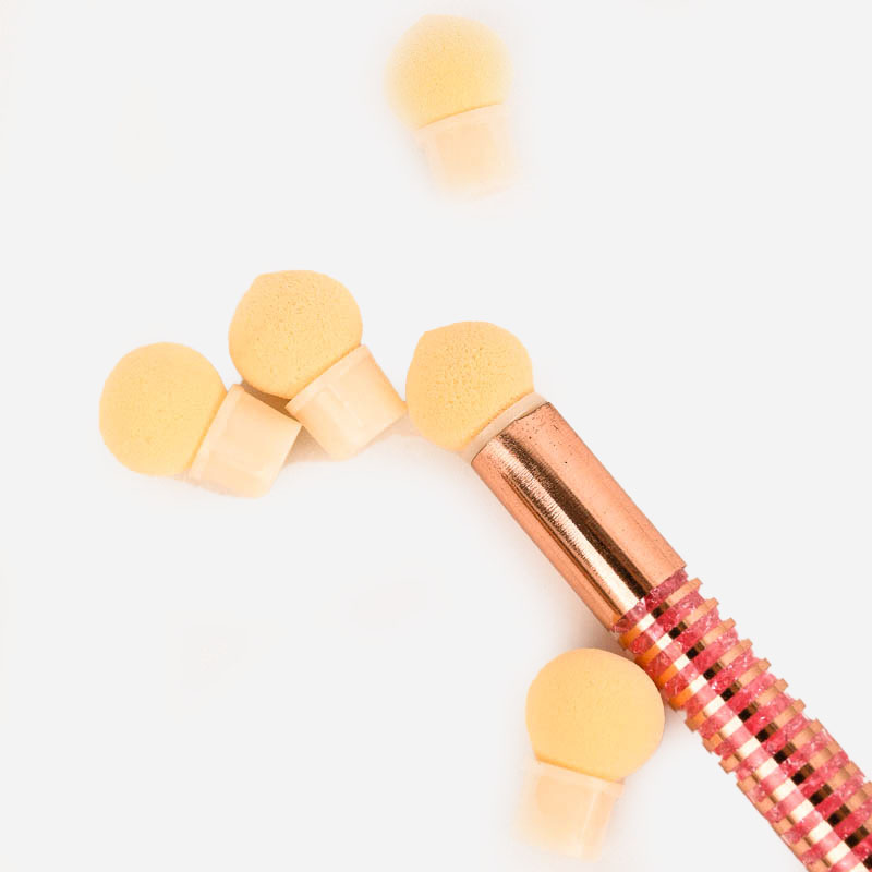 压舌板/木制工艺棒/修眉钳子/死皮叉/小镜子白底实物图