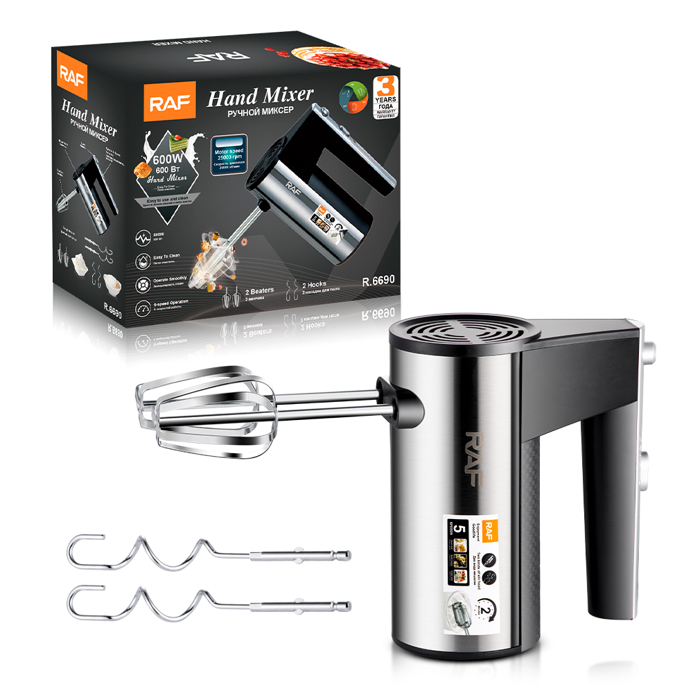 RAF European standard household electric mini batter, egg beating, fully automatic lightweight portable cream whipper Specification drawing