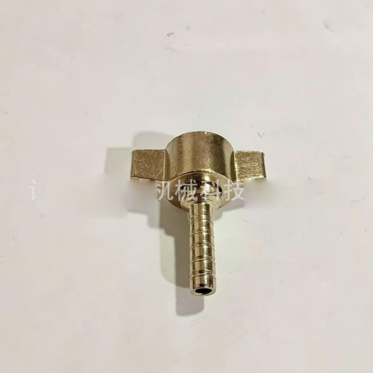 Weihaisheng Foreign Trade specializes in supplying butterfly caps for valve bodies. Joint, connecting nut, hose joint, three-piece set details Picture
