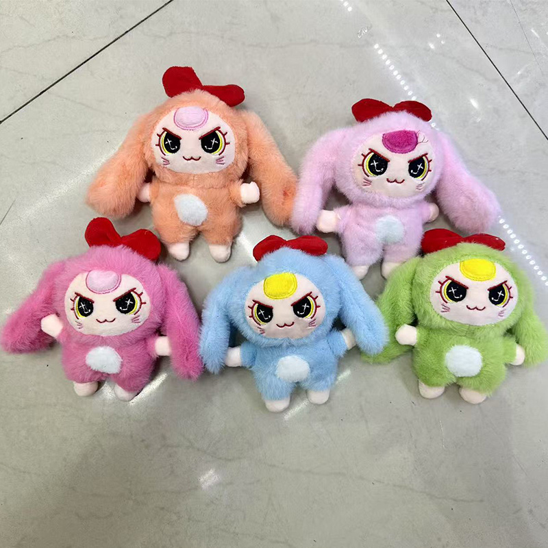 Big Eared Kid three-year-old personified plush toy, creative doll, cartoon peripheral pendant, plush toy pendant, keychain, cloth doll pendant, cute decorative gift, claw machine factory direct sales details Picture