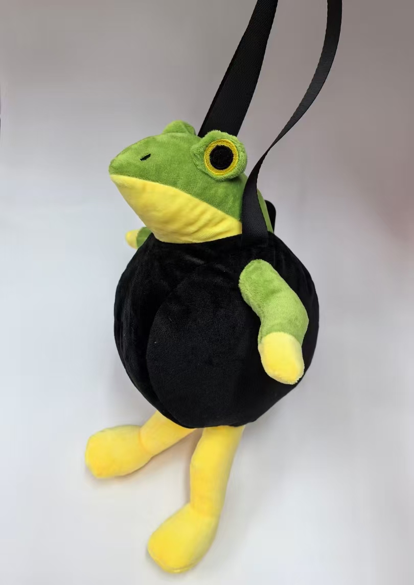 New cross-border Shan Hai Jing backpack crossbody bag Shark Shan Hai Jing Bag Parody plush toy doll crossbody bag Application Scenario