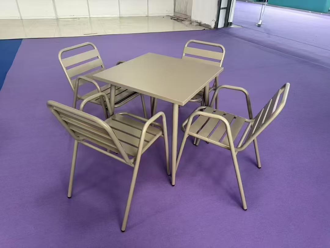 Outdoor metal ironwork tables and chairs, camping tables, outdoor leisure and outdoor products combination sets