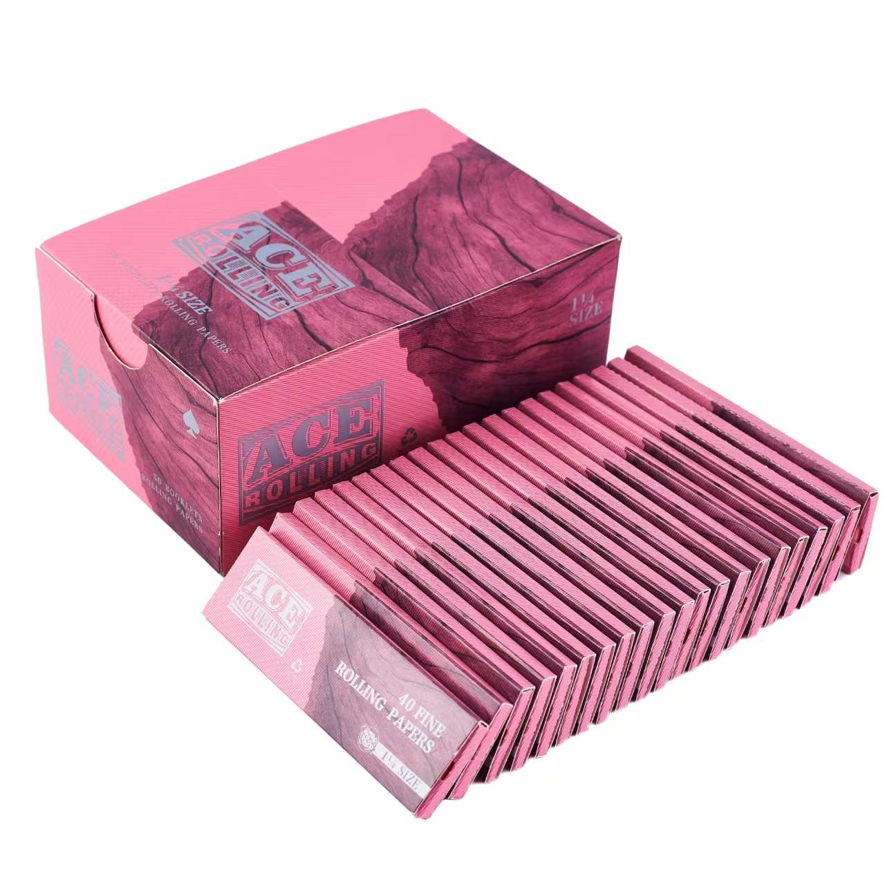 ACE rolling paper木浆卷纸天然阿拉伯胶手卷绿色喇叭手卷纸预卷纸详情图6