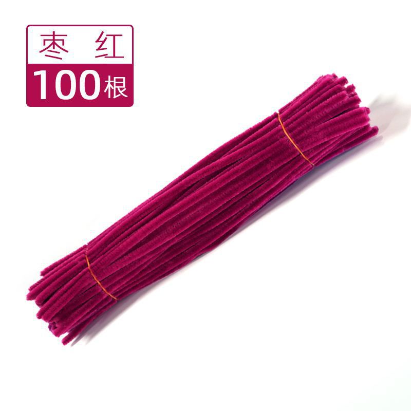 Canhong Super Dense Twisty stick encrypted plush root plush strip diy bouquet material, children's handmade batch details Picture