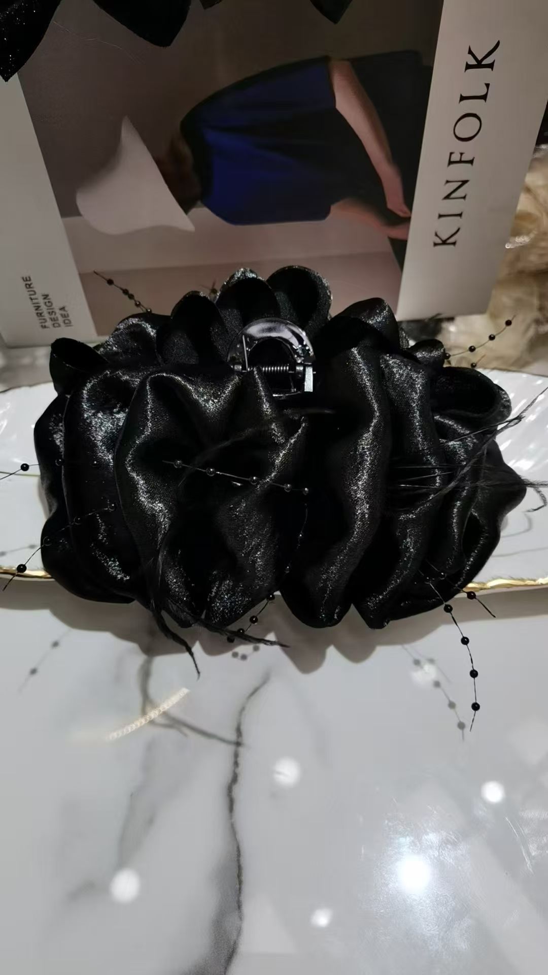 饰品/发圈/头绳/大肠发圈/大肠圈白底实物图